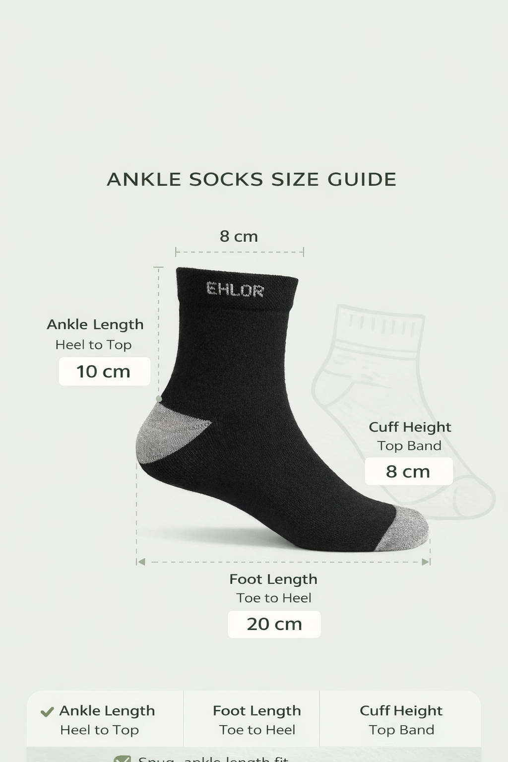 buy ankle length socks online